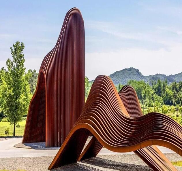 固阳锈钢板造型