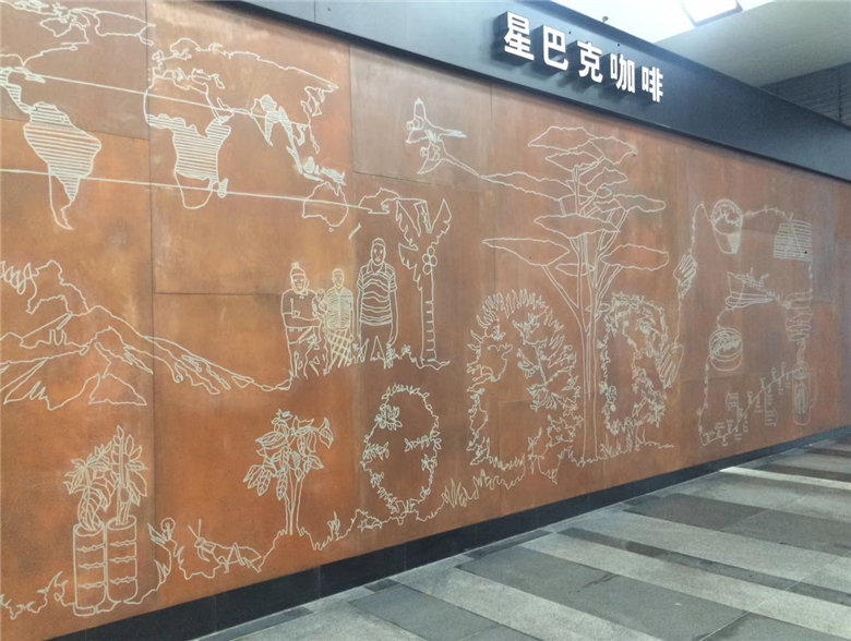 固阳耐候钢幕墙